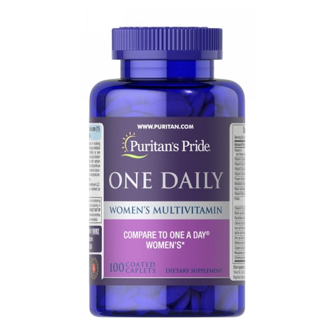 Puritan's Pride, One Daily Women's Multivitamin with Zinc, 100 Caplets