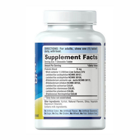 Puritan's Pride, Probiotic Acidophilus Chewables, 100 Chewables