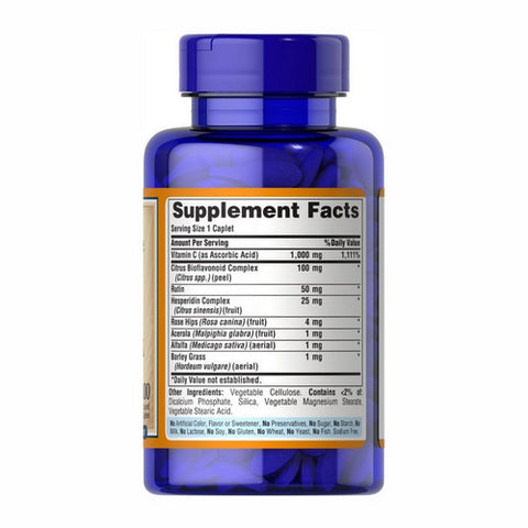 Puritan's Pride, C-1000 Complex, 100 Coated Caplets