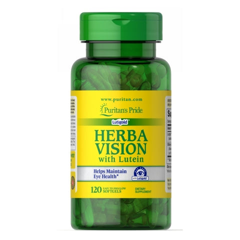 Puritan's Pride, Herbavision with Lutein and Bilberry, 120 Softgels