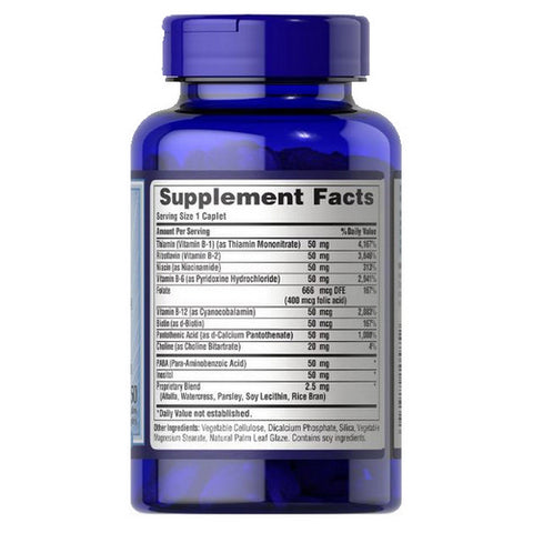 Puritan's Pride, Vitamin B-50 Complex, 250 Caplets