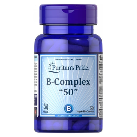 Puritan's Pride, Vitamin B-50 Complex 50 mg, 50 Capsules