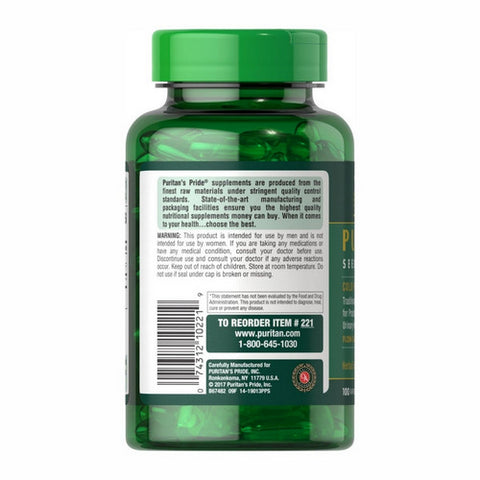 Puritan's Pride, Pumpkin Seed Oil, 1000 mg, 100 Softgels