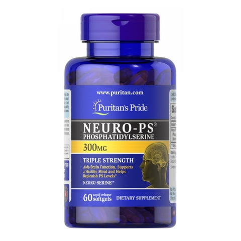Puritan's Pride, Neuro-PS (Phosphatidylserine), 300 mg, 60 Softgels