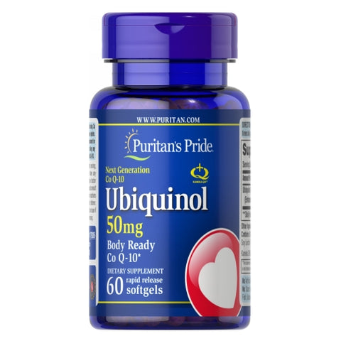 Puritan's Pride, Ubiquinol, 50 mg, 60 Rapid Release Softgels