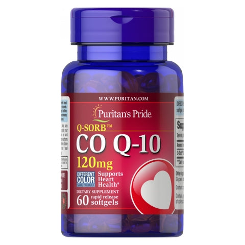 Puritan's Pride, CoQ 10, 120 mg, 60 Rapid Release Softgels