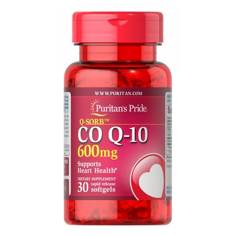 Puritan's Pride, CoQ-10, 600 mg, 30 Softgels