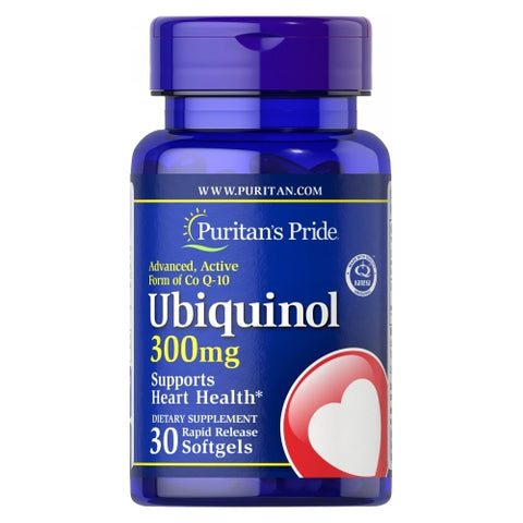 Puritan's Pride, Ubiquinol, 300 mg, 30 Rapid Release Softgels