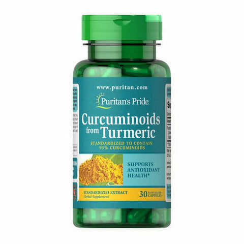 Puritan's Pride, Curcuminoids from Turmeric Standardized Extract, 500 Mg, 30 Capsules Puritan's Pride