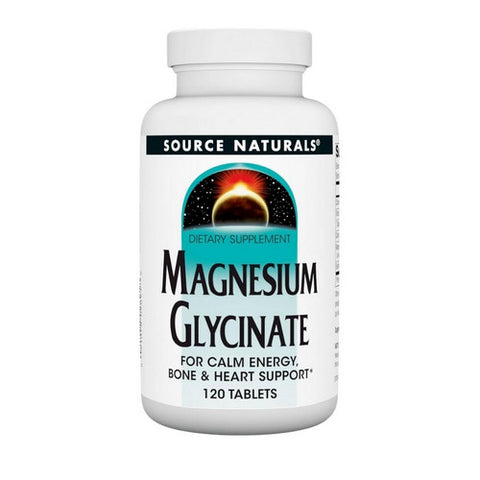 Source Naturals, Magnesium Glycinate, 120 Tabs