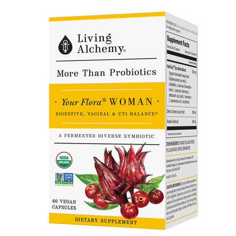 Living Alchemy, Your Flora Probiotics Woman, 60 Caps