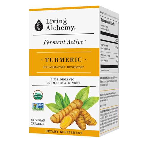 Living Alchemy, Turmeric Inflammatory Response, 60 Caps
