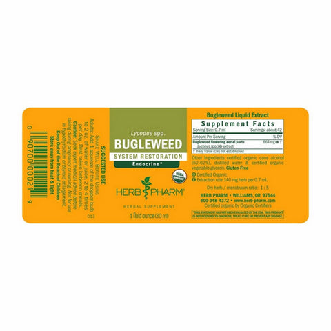 Herb Pharm, Bugleweed, 1 Oz