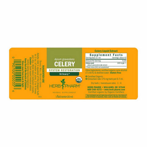 Herb Pharm, Celery, 1 Oz Herb Pharm