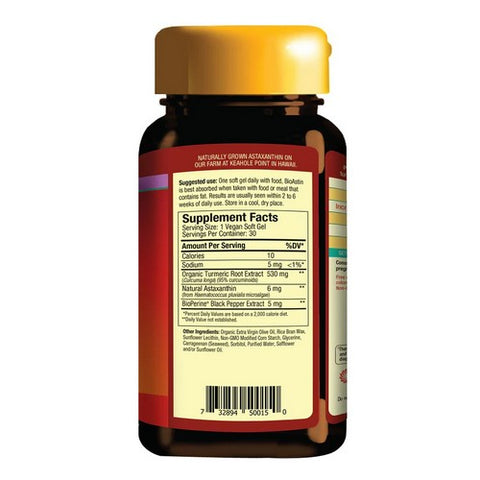 Nutrex Hawaii, Bioastin Tumericastin, 30 SoftGels