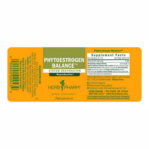 Herb Pharm, Phytoestrogen Tonic, 1 Oz