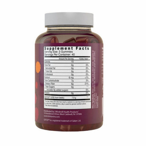 Country Farms, Fibre Care Prebiotic Fibre Gummies Mixed Fruit, 120 Count Country Farms