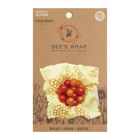 Bees Wrap, Honeycomb Single Medium Wrap, 1 Count