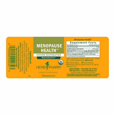 Herb Pharm, Menopause Health, 1 Oz