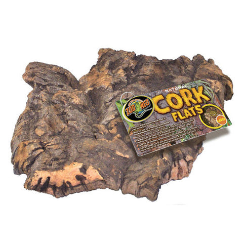 Zoo Med Natural Cork Flats Background Brown, 1 Each/Small by Zoo Med
