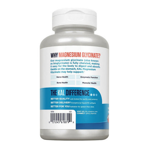 Kal, Magnesium Glycinate ActivGels, 90 Count