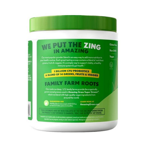 Amazing Grass, Greens And Superfood Powder Original, 8.5 Oz