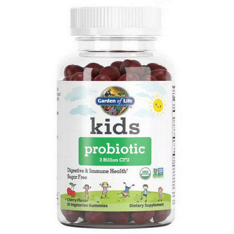 Garden of Life, Kids Organic Probiotic Cherry, 30 Gummies Garden of Life