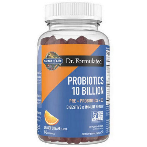 Garden of Life, Dr. Formulated Probiotics Orange Dream, 10 Billion, 60 Gummies Garden of Life