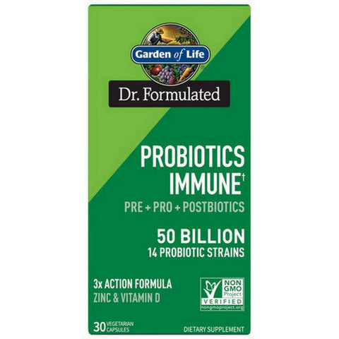 Garden of Life, Dr. Formulated Probiotics Immune, 50 Billion, 30 Caps Garden of Life