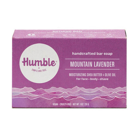 Humble Brands, Bar Soap Travel Size Mountain Lavender, 1 Oz