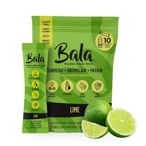 Bala Enzyme, Bala Enzyme Drink Stick Pack Lime, 10 Count