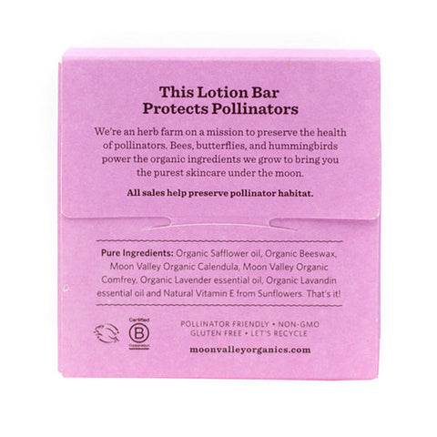 Moon Valley Organics, Organics Herbal Lotion Bar In Lavender, 1.9 Oz