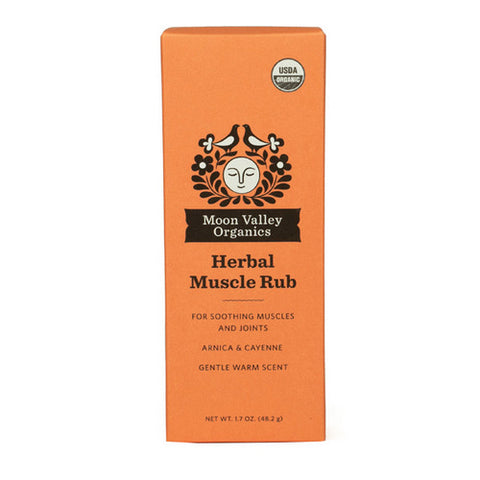 Moon Valley Organics, Herbal Muscle Rub, 1.7 Oz
