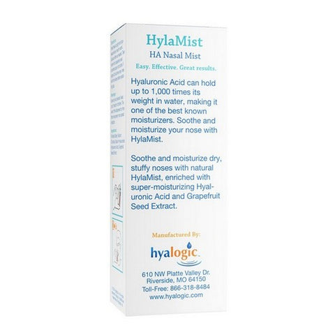 Hyalogic, Ha Hylamist Nasal Spray, 2 Oz
