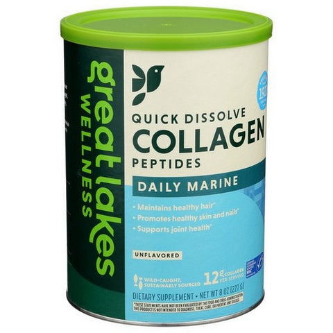 Great Lakes Wellness, Collagen Peptides Daily Marine, 8 Oz