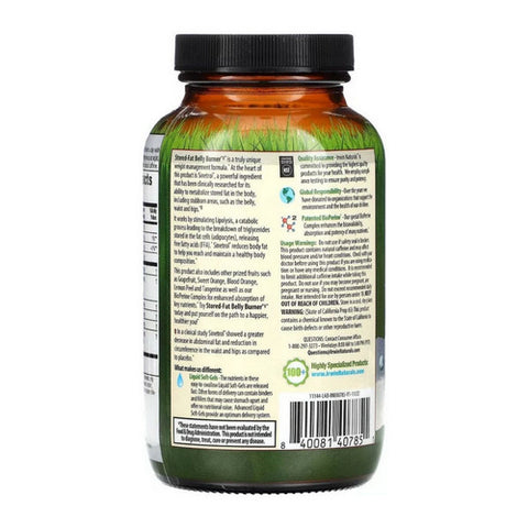 Irwin Naturals, Stored Fat Belly Burner, 100 Softgels