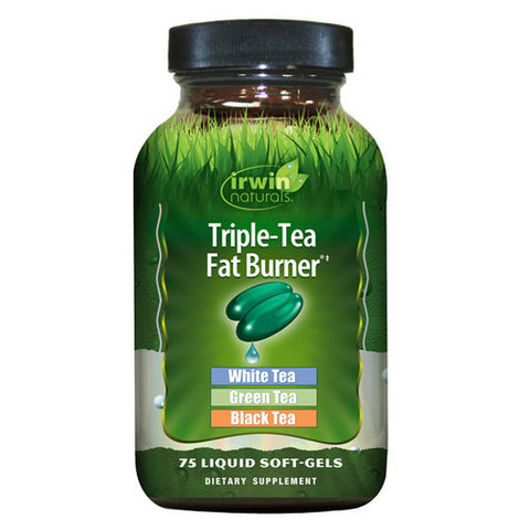 Irwin Naturals, Triple-Tea Fat Burner, 75 Softgels