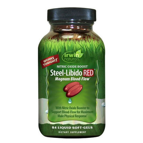 Irwin Naturals, Steel-Libido Red Magnum Blood-Flow, 84 Softgels Irwin Naturals