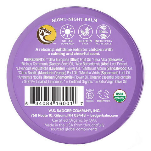 Badger Balm, Night Night Balm, 56 Grams