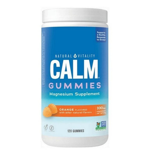 Calm Orange Gummies 120 Count by Natural Vitality