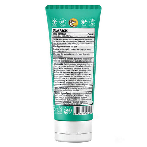 Badger Balm, SPF 40 Baby Mineral Sunscreen Cream, 2.9 Oz
