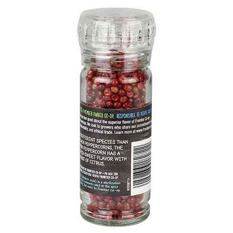 Frontier Coop, Pink Peppercorns with Grinder, 0.88 Oz
