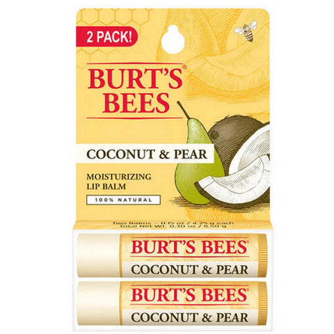 Burts Bees, Coconut And Pear Lip Balm Blister Box, 0.15 Oz