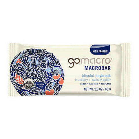 Gomacro, MacroBar Blueberry Cashew, 12 Count