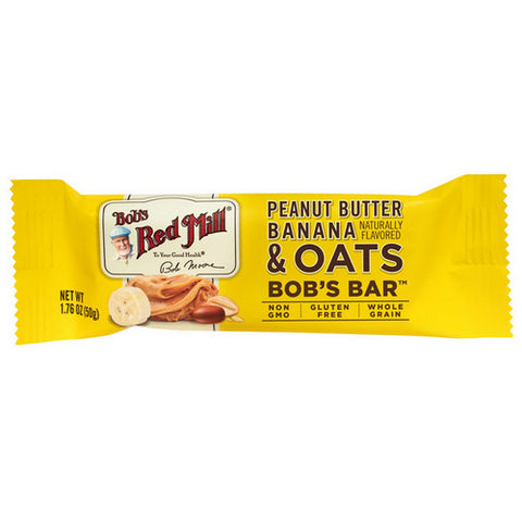 Bobs Red Mill, Peanut Butter Banana And Oats Better Bar, 12 Bars