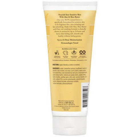 Burts Bees, Aloe & Shea Butter Body Lotion, 6 Oz