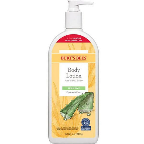 Burts Bees, Body Lotion Aloe And Shea Butter, 12 Oz