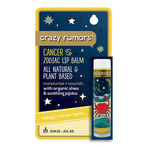 Crazy Rumors, Cancer Water Blend Lip Balm, 0.15 Oz