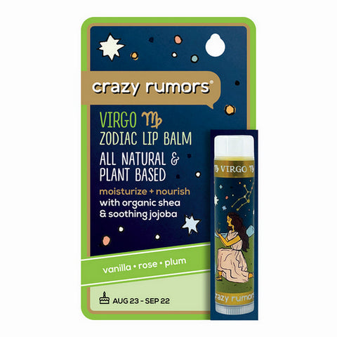Crazy Rumors, Virgo Earth Blend Lip Balm, 0.15 Oz