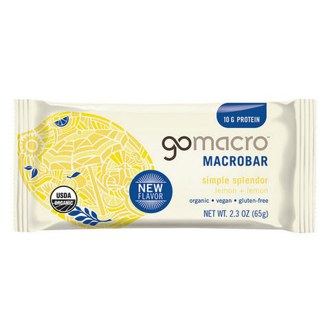 Gomacro, MacroBar Lemon And Lemon, 12 Count